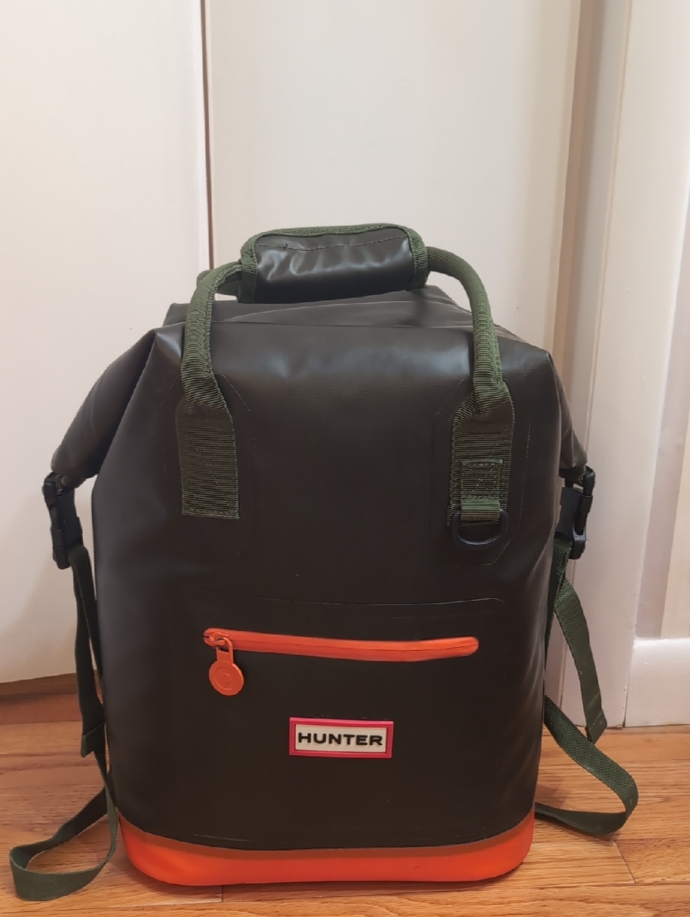 Hunter for Target Square Cooler Backpack In Dark Olive